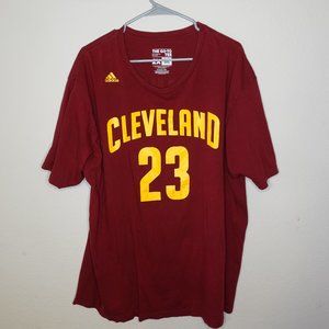 ADIDAS NBA LEBRON JAMES Basketball CLEVELAND Shirt